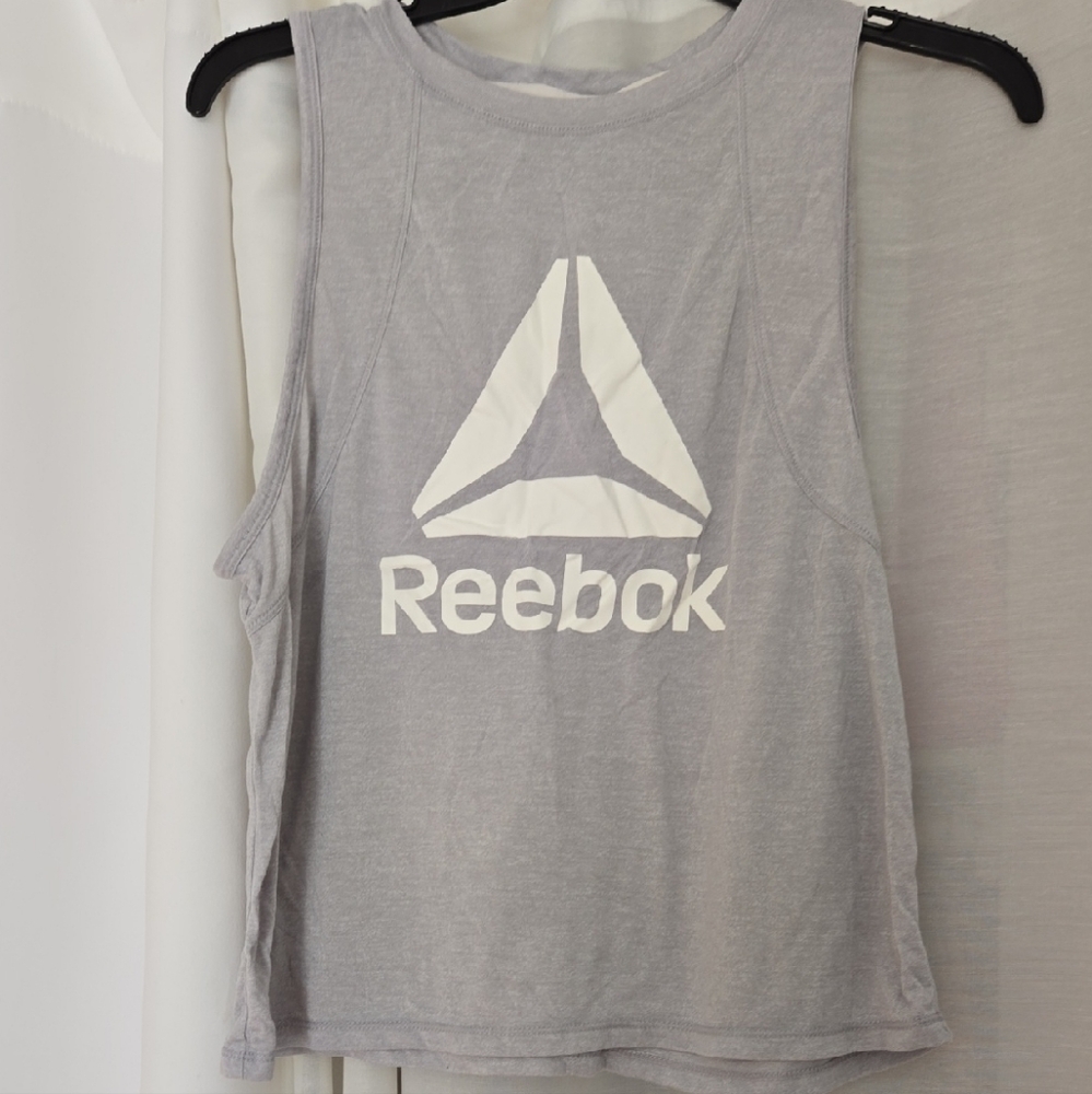 Reebok Women's Light Gray Muscle Tee